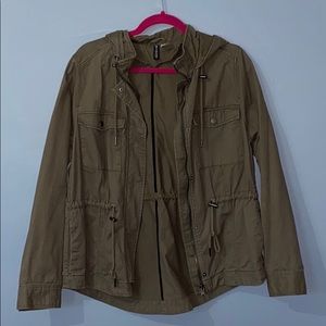 H&M green utility jacket